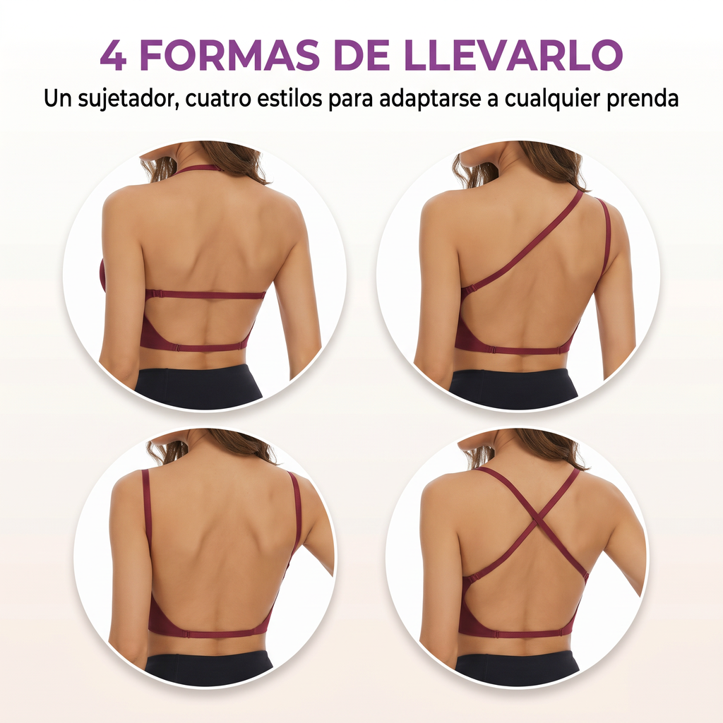 Sujetador Push-Up Invisible sin Costuras para un Realce Natural