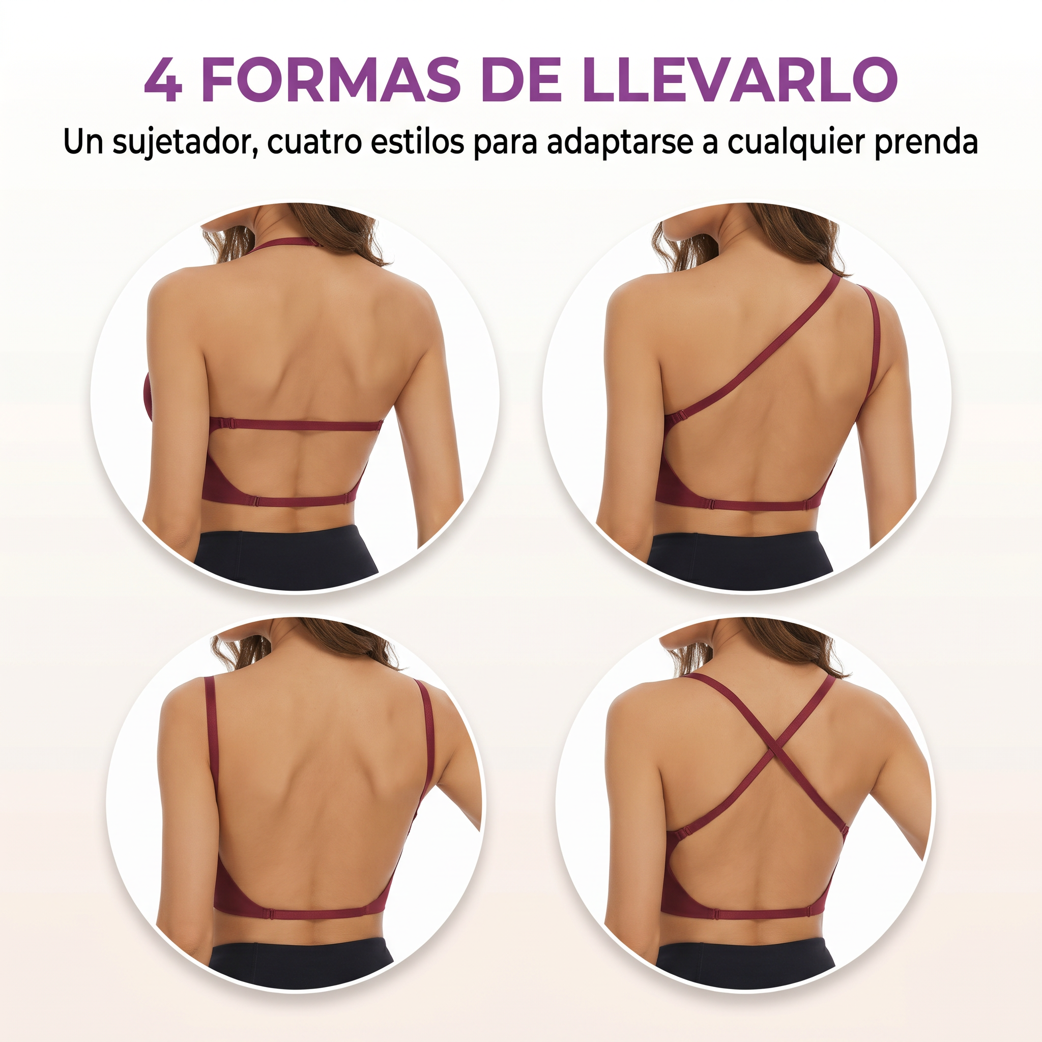 Sujetador Push-Up Invisible sin Costuras para un Realce Natural
