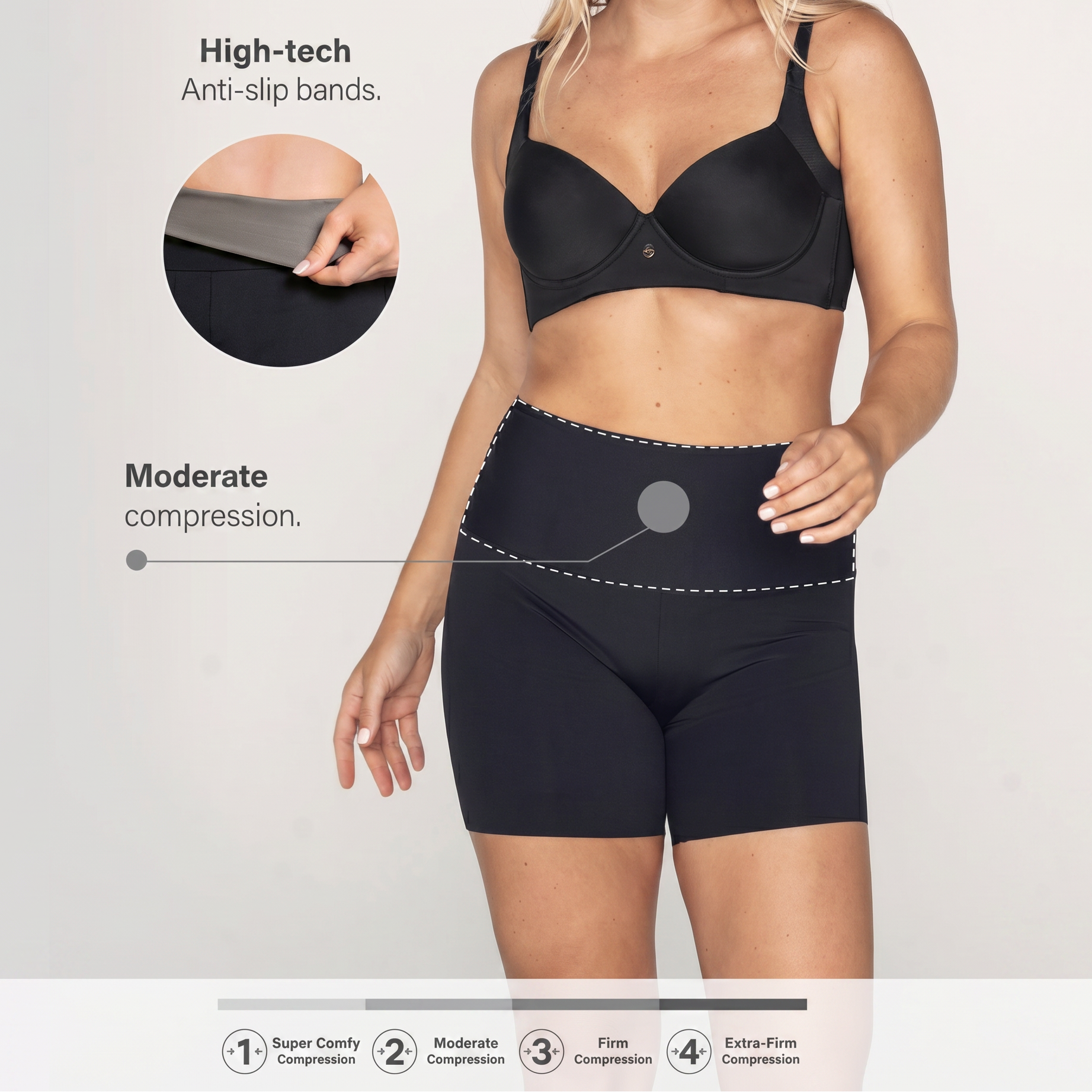 Short Moldeador Vientre Plano - Cintura definida y abdomen más plano